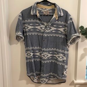 Men’s Medium Burton short sleeve button down